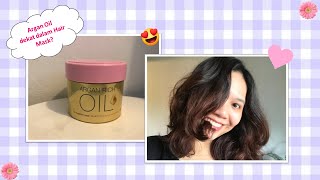 Hair Mask Lagi Lucido Argan Oil Hair Mask Review [upl. by Stillmann]