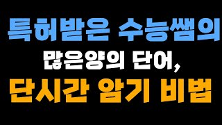 많은양의 단어암기 지름길 특목고 자사고 외고 미친영문법 3시간 수능영어 [upl. by Kcirtapnaes]