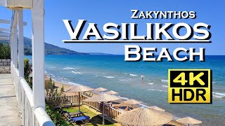 Vasilikos Beach Zakynthos in 4K video HDR Dolby Atmos 💖 The best places 👀 motorcycle trip  walk [upl. by Schach]