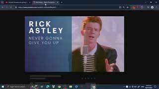 Getting rickrolled by Youtube D [upl. by Flanigan]