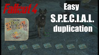 Fallout 4  SPECIAL book duplication glitch with Dogmeat [upl. by Sandler]