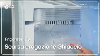 Frigoriferi LG  Scarsa erogazione acqua i cubetti di ghiaccio sono pochi o piccoli [upl. by Nuris138]