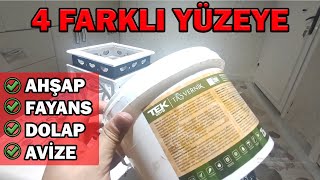 SENTETİK BOYA VE SELÜLOZİK BOYA ARASINDAKİ FARK NEDİR  synthetic dye and cellulosic paint [upl. by Yortal]