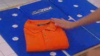 Shirt Folder  How to Fold a Shirt  Flip Fold [upl. by Ecineg690]