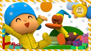 🛏 POCOYO AND NINA  Its time to wake up 97 min  ANIMATED CARTOON for Children  FULL episodes [upl. by Azeret]