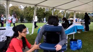 Shiatsu Chair Massage  Charity Pt1 [upl. by Selene]