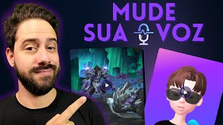 Como Alterar Sua Voz no PC em Tempo Real EaseUS VoiceWave Tutorial [upl. by Tesil]