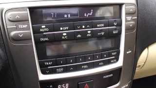 2008 Lexus IS250  Climate Control [upl. by Aiza]