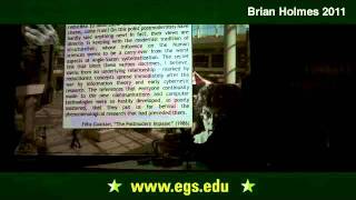 Brian Holmes Psychology and Systemic Theory 2011 [upl. by Nicolea]