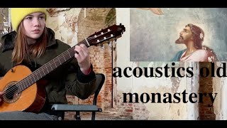 classical music Giuliani  acoustics old monastery  old painting disappearing [upl. by Nah483]