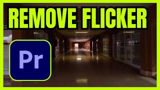 How To REMOVE Flicker In Premiere Pro Easy Way [upl. by Elaweda]