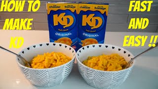 How To Make Kraft Dinner [upl. by Kester]