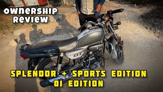 Splendor plus Sports Edition Ownership Review  01 edition 2024 [upl. by Ylrebmic]