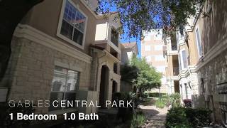 Gables Central Park 1 Bedroom Walkthrough [upl. by Hcirteid]