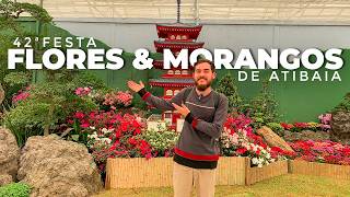 Festa FLORES amp MORANGOS de ATIBAIA 2024  Atrações informações e preços [upl. by Raynata428]