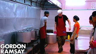 Gordon Ramsay Learns How To Make A Pork amp Pumpkin Curry In Cambodia  Gordons Great Escape [upl. by Aibonez]