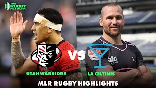 Western Conference Finals  Utah Warriors vs LA Giltinis  MLR Highlights  RugbyPass [upl. by Recnal397]