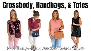 👛 Purses Handbags Totes and Crossbody’s from ThirtyOne  Ind Director Andrea Carver Fall 23 [upl. by Nealson]