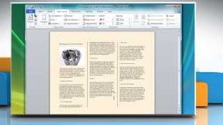 How to Make a TriFold Brochure in Microsoft® Word [upl. by Moody929]