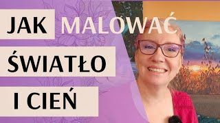 Jak malować światło i cień w malarstwie pejzażowym art jakmalować akryle malowanieprzyrody [upl. by Anina309]