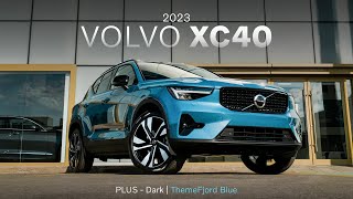 2023 Volvo XC40 PLUS  Fjord Blue  Volvo Cars SaintLéonard [upl. by Eiddet]