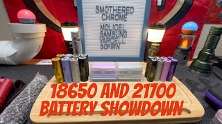 18650 and 21700 battery show down molicell 30q 40t vapcell and sofirn [upl. by Doe]