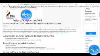 Actualización de Datos del Bono de Desarrollo Humano – MIES [upl. by Willyt]