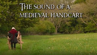 MEDIEVAL HANDCART just the ambient trundling noise ASMR [upl. by Swinton]