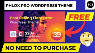 Phlox Pro WordPress Theme Free Download  Phlox Pro WordPress Installation phloxpro wordpresstheme [upl. by Yregerg573]