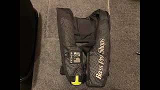 Test of Bass Pro Shops A24 InSight Auto Inflatable Life Vest [upl. by Erskine]