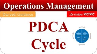 PDCA Cycle in hindi  pdca cycle in quality management pdca cycle in operations management [upl. by Ailehc694]