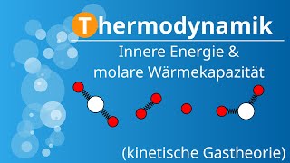 Innere Energie amp molare Wärmekapazität von idealen Gasen Herleitung kinetische Gastheorie [upl. by Nwahsd623]