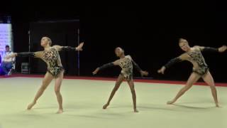 Heathrow Gold  Womens Group  1116 Balance  Acrobatic Gymnastics 2017 [upl. by Baily]