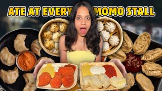 I Ate At EVERY MOMO STALL I See Until I Find The BEST PART2 😱😱 sosaute momos review [upl. by Ovatsug]