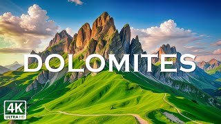 Dolomites in 4K  A Journey Through Alpine Majesty  4K Ultr HD [upl. by Fosdick]