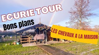 ÉCURIE TOUR mes écuries à la maison je vous présente tout 🐎🐎 [upl. by Atived]