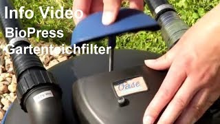 Oase Biopress Sets  UVC Teichfilter  Video Oase UVC Druckfilter Biopress Set 4000600010000 [upl. by Oreves417]