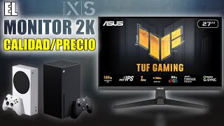 MONITOR 2K CALIDADPRECIO PARA XBOX SERIES S  X  ASUS TUF GAMING VG3A [upl. by Hazelton]