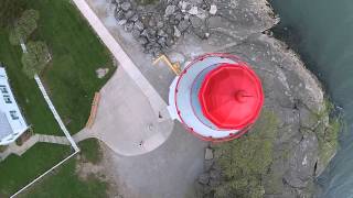 Marblehead Lighthouse Aerial Footage from RC UAV [upl. by Bocaj835]