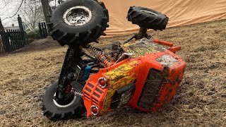 Losi Lmt Bog Hog Muddy runFreestyle run 3 [upl. by Annaeirb]