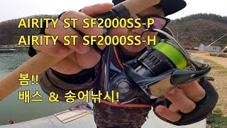 다이와 24 AIRITY ST SF 2000SSP 2000SSH 배스 송어전용릴 봄 송어낚시 24에어리티 st sf 2000ssp [upl. by Horwitz285]