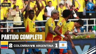 🟡 CAYÓ ARGENTINA 😳 COLOMBIA VENCE A LOS ARGENTINOS ELIMINATORIAS CONMEBOL  simulation🎮 [upl. by Ahsinna761]