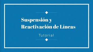 ¿Cómo suspendo y reactivo una línea Empresarial Telcel [upl. by Bisset]