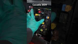 Freightliner Cascadia 2024 предохранитель кондиционера ac fuse [upl. by Melia]