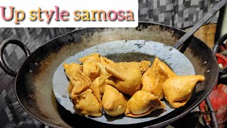 Up style samosa बनाने का सीक्रेट तरीका। Up style samosa recipe। samosa recipe in hindi [upl. by Zalucki]