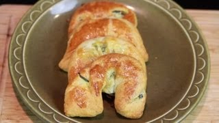 Spinach amp Ricotta Croissants  Breakfast Recipes Using Ricotta Cheese [upl. by Romain321]