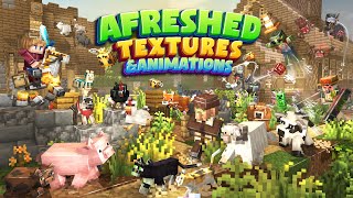 Afreshed Textures amp Animations  Minecraft Marketplace Trailer [upl. by Hplodur]