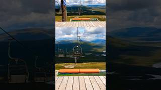 Part 1 Glencoe Mountain Resort chairlift descent Scotland scotland chairlift [upl. by Ger]