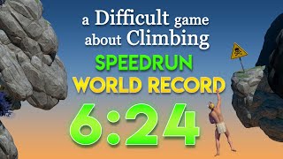 A Difficult Game About Climbing Speedrun in 624 [upl. by Masao709]