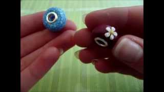 Tutorial Pandora Bead Polymer ClayFimo [upl. by Fitts95]